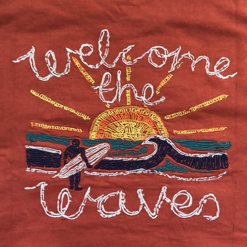 FAT FACE / WELCOME THE WAVES TEE (L) 🍁